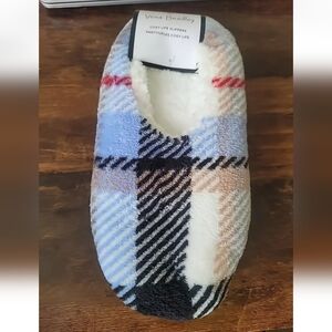 Vera Bradley Cozy Life Women's Slippers Perfectly Plaid Size S 5-6 New